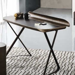 Scrivania Cocoon Leather Cattelan Italia